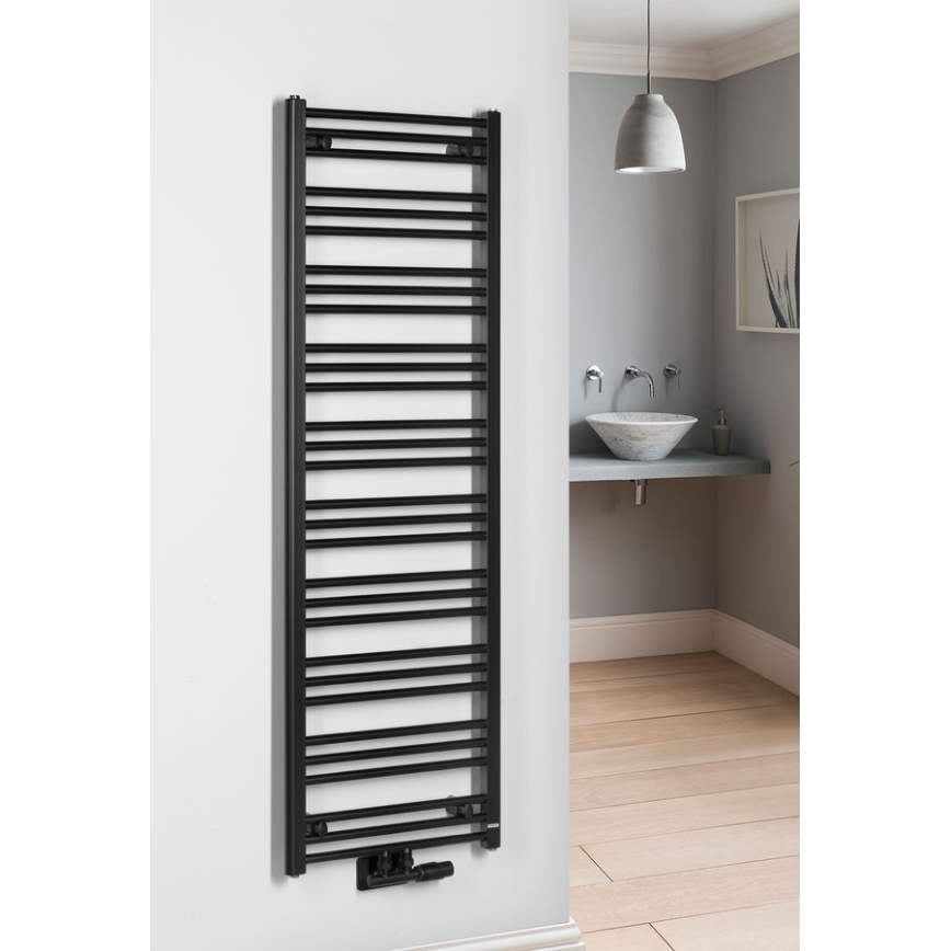 Bruckner - Kupaonski radijator ALBRECHT 657W/230V 50x157 cm mat crna