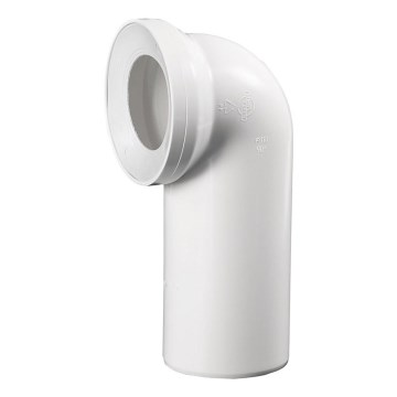 Bruckner - Priključno koljeno 90° za WC školjku 11 cm bijela