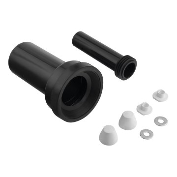Bruckner - Set za priključak za viseći WC 25 cm crni