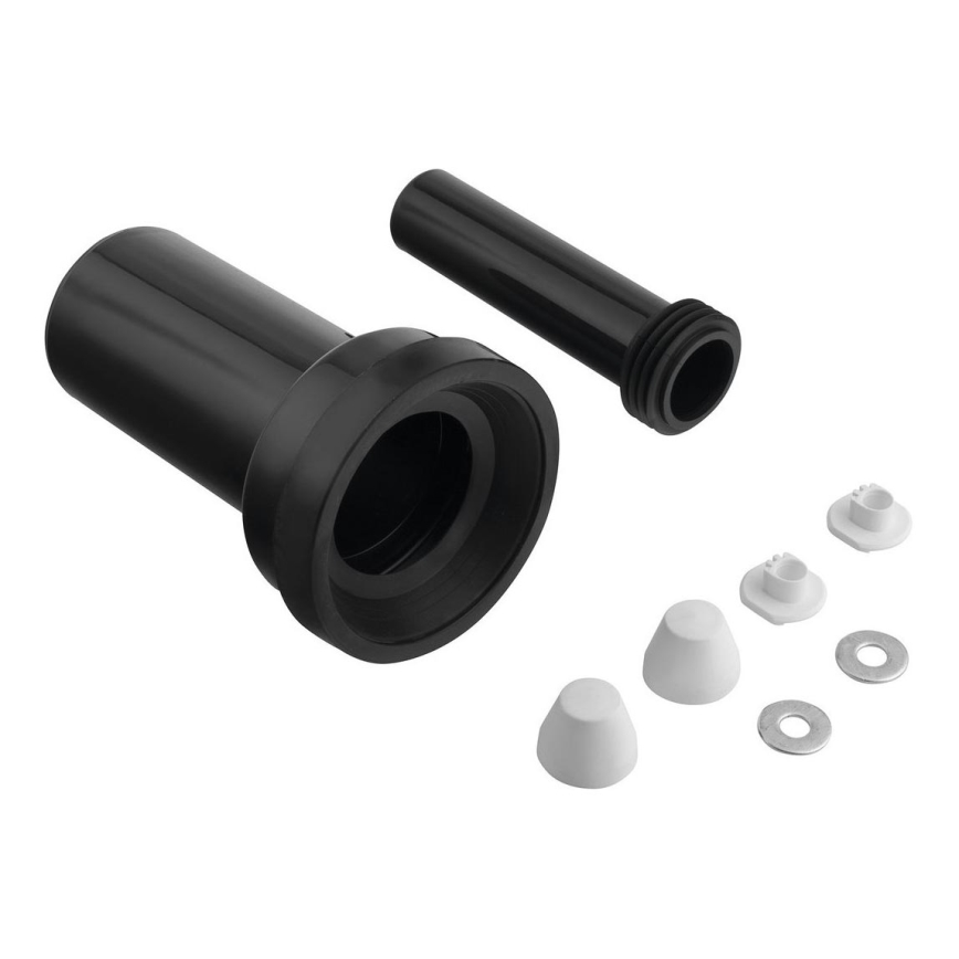 Bruckner - Set za priključak za viseći WC 25 cm crni