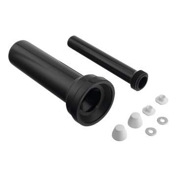 Bruckner - Set za priključak za viseći WC 35 cm crni
