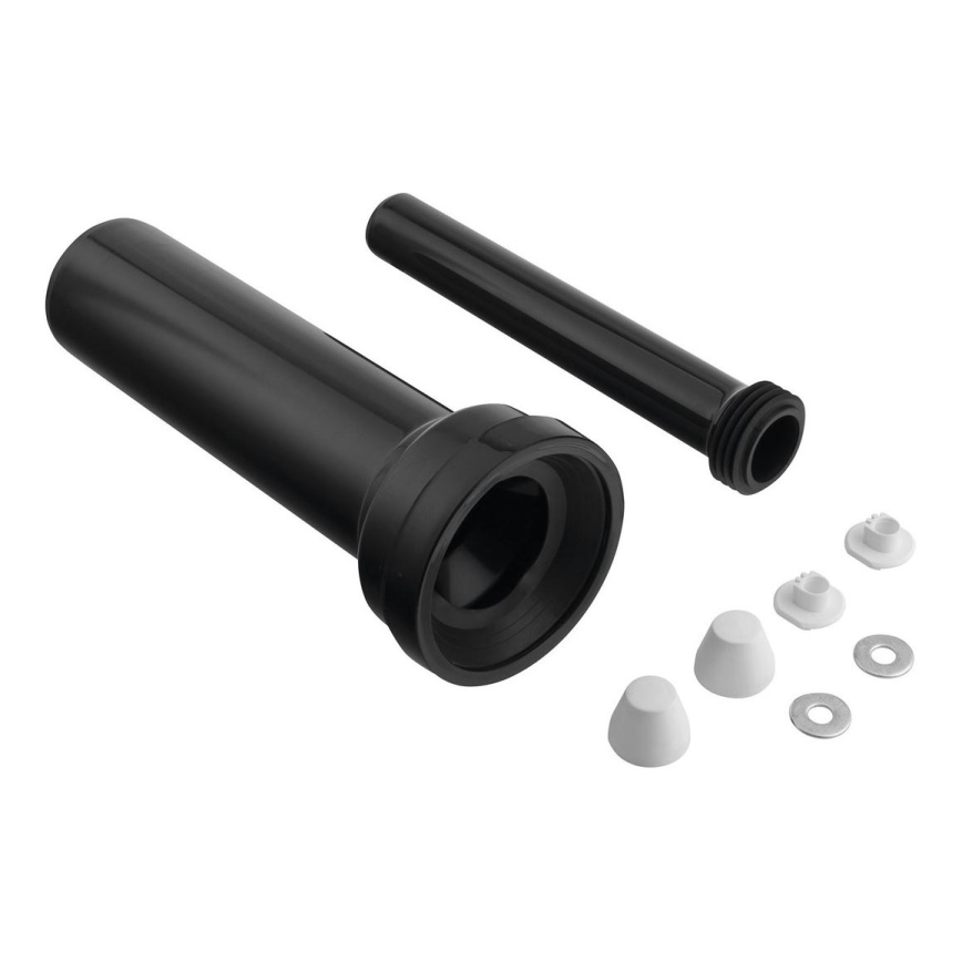 Bruckner - Set za priključak za viseći WC 35 cm crni