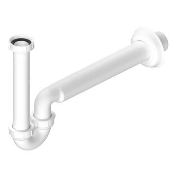 Bruckner - Sifon za umivaonik/bide niski DN40 bijela