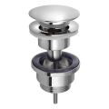 Bruckner - Slavina za umivaonik bez preliva CLICK-CLACK promjera 6,4 cm sjajni krom