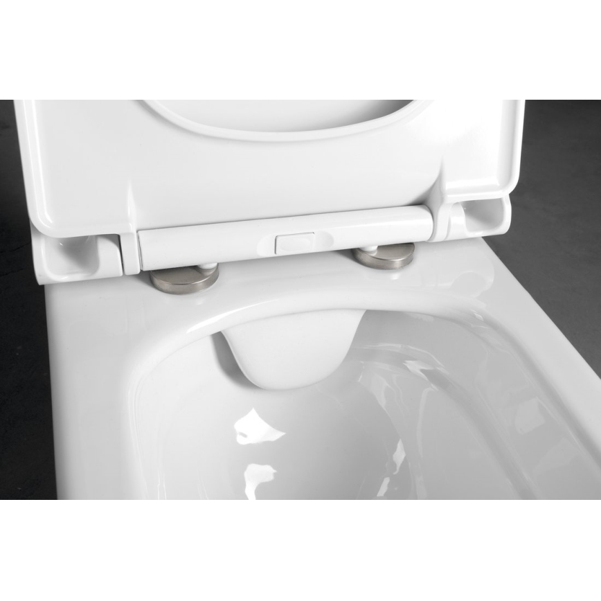 Bruckner - Viseća WC školjka Rimless WALTER keramika/bijela