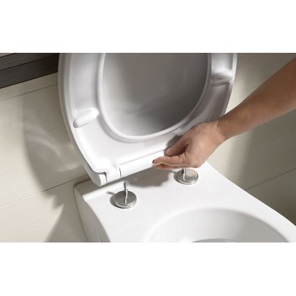 Bruckner - WC daska SoftClose FULDA SLIM bijela