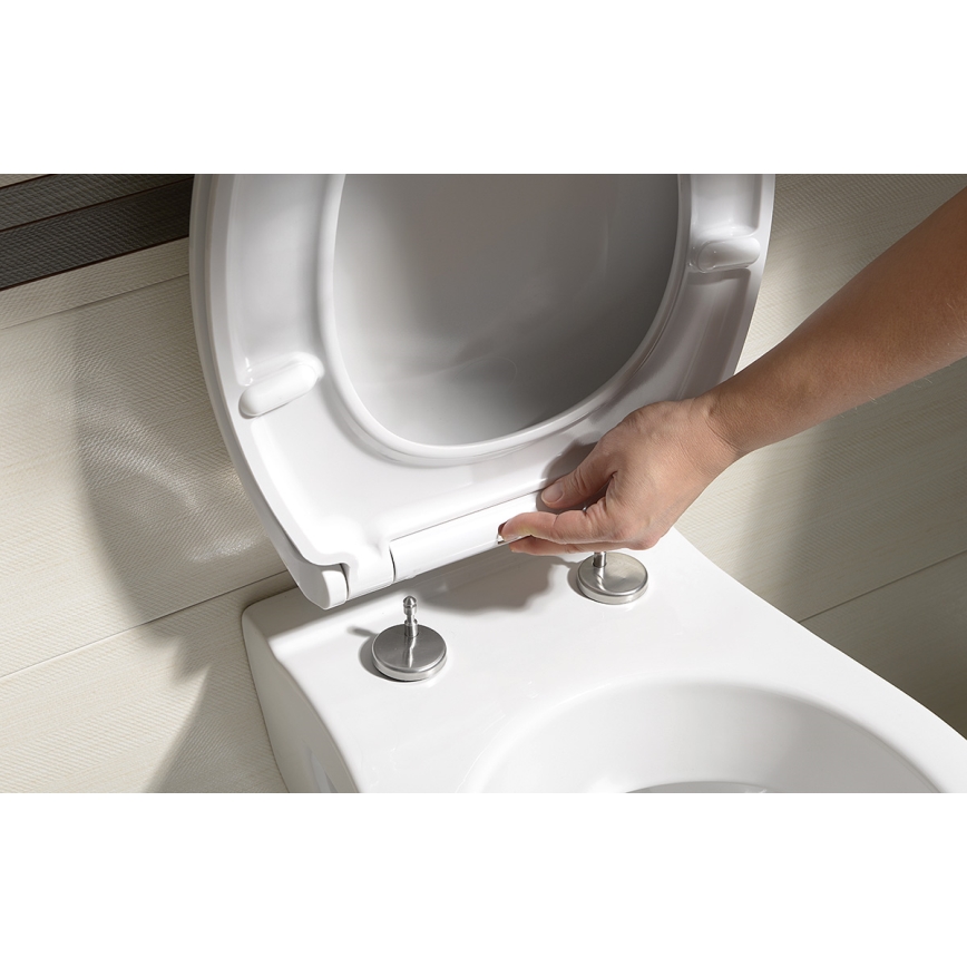 Bruckner - WC daska SoftClose FULDA SLIM bijela