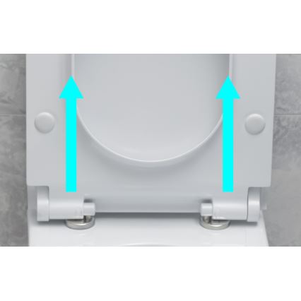 Bruckner - WC daska SoftClose FULDA SLIM bijela