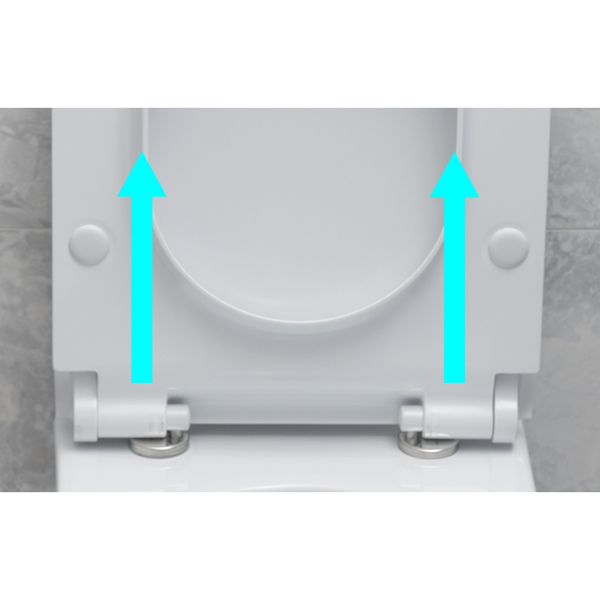 Bruckner - WC daska SoftClose FULDA SLIM bijela