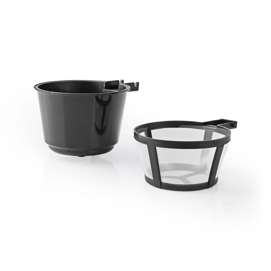Butler - aparat za kavu za jednu šalicu 0,4 l s tajmerom i putnom šalicom 750W/230V nehrđajući čelik/crna