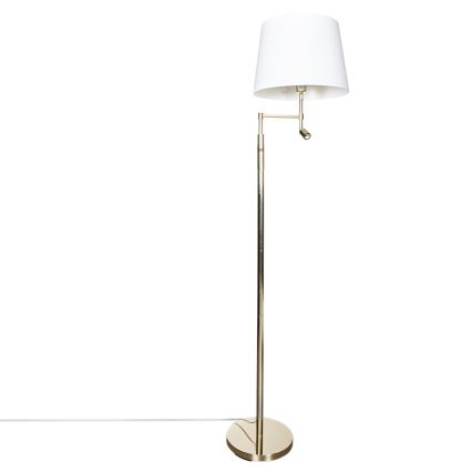 ByRydens - LED Stajaća lampa ORLANDO 1xE27/5W/230V + LED/3W bijela/zlatna promjer 36 cm