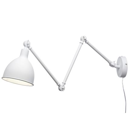 ByRydens - Zidna lampa BAZAR 1xE27/5W/230V bijela