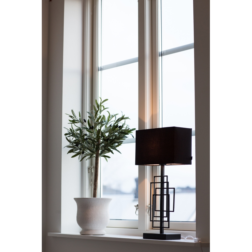 ByRydens - Stolna lampa PARAGON 1xE27/5W/230V crna