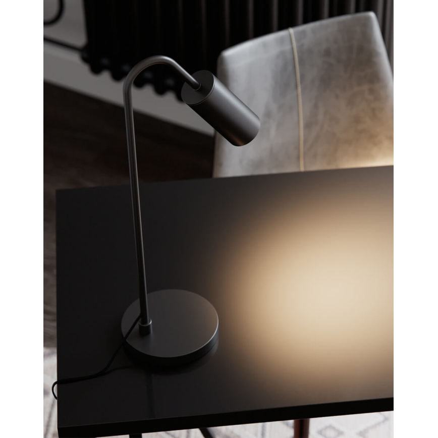 ByRydens - Stolna lampa CURVE 1xGU10/7W/230V crna