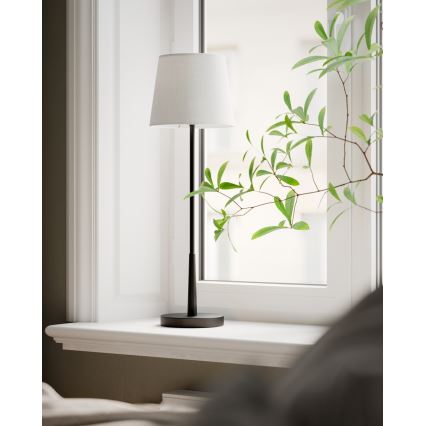 ByRydens - Stolna lampa LUMI 1xE27/8W/230V bijela/crna 68,5 cm