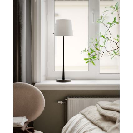 ByRydens - Stolna lampa LUMI 1xE27/8W/230V bijela/crna 68,5 cm