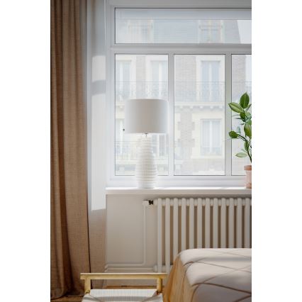 ByRydens - Stolna svjetiljka BARTHA 1xE27/8W/230V kremasta