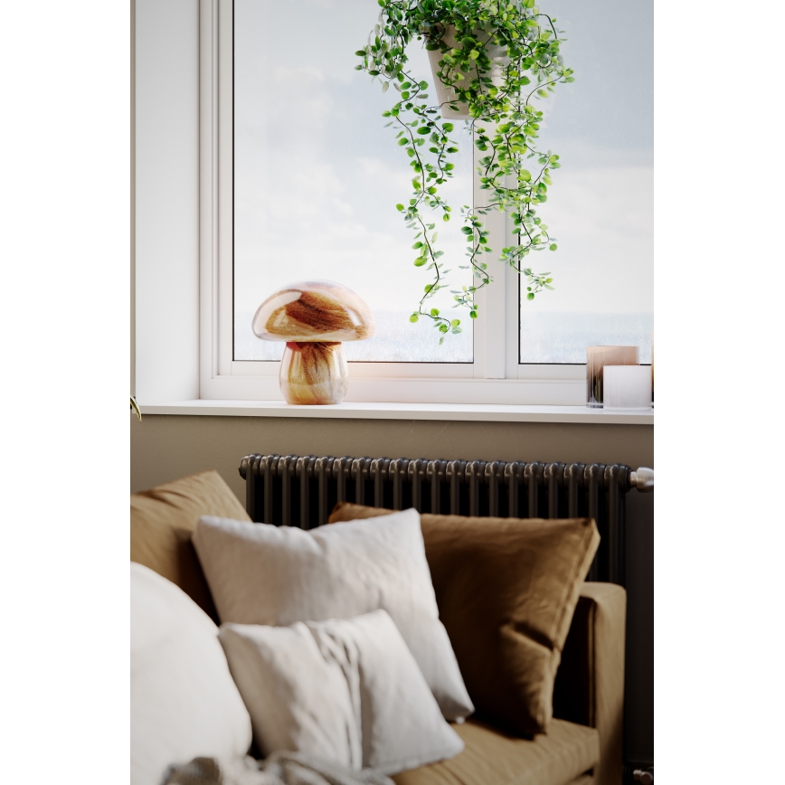 ByRydens - Stolna lampa MIRA MUSHROOM 1xE27/8W/230V smeđa