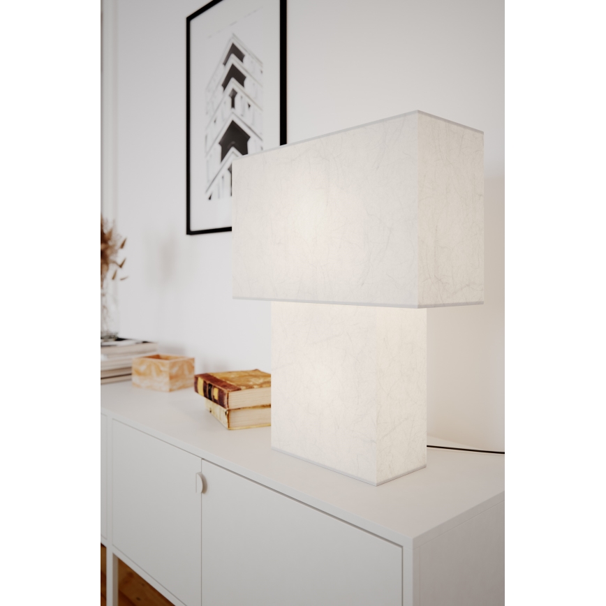 ByRydens - Stolna lampa iSQUARE 1xE27/8W/230V bijela