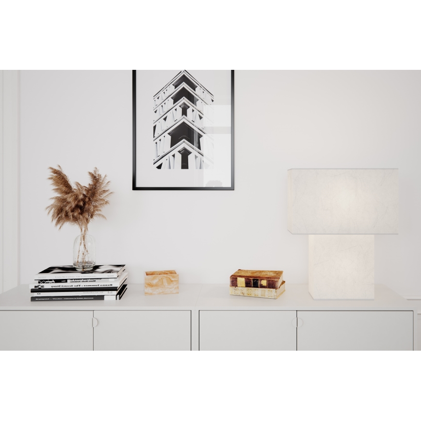 ByRydens - Stolna lampa iSQUARE 1xE27/8W/230V bijela