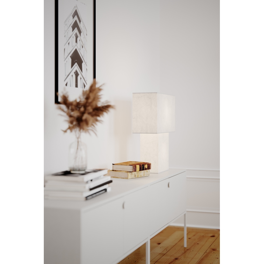 ByRydens - Stolna lampa iSQUARE 1xE27/8W/230V bijela