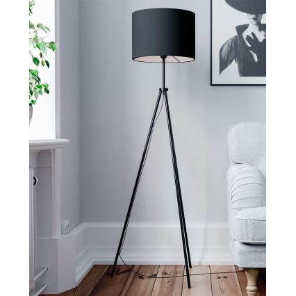 ByRydens - Podna svjetiljka RINA 1xE27/5W/230V crna