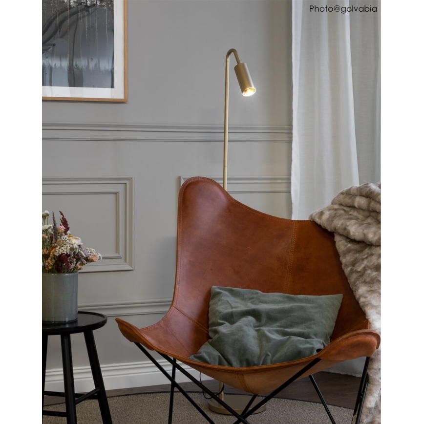 ByRydens - podna svjetiljka CURVE 1xGU10/7W/230V zlatna