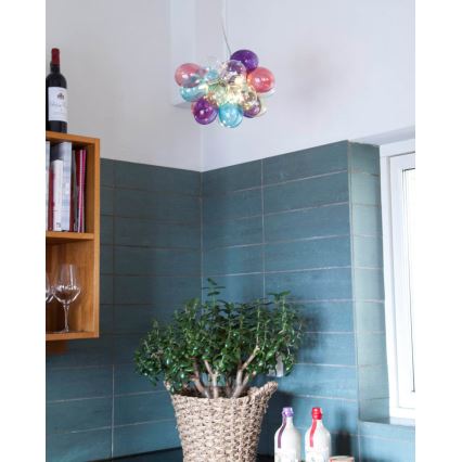 ByRydens - Luster na sajli GROSS 3xG9/5W/230V šarena pr. 30 cm