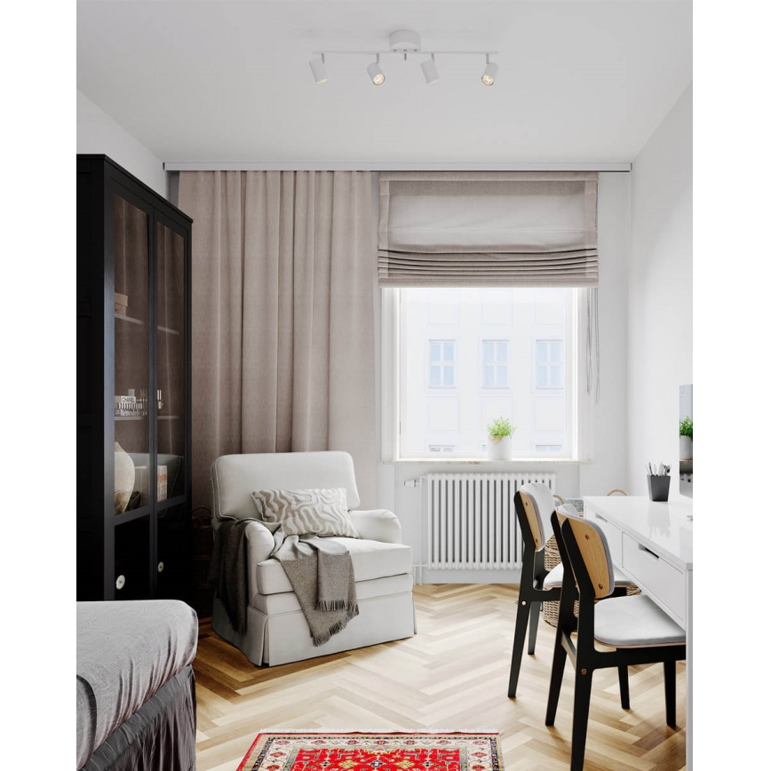 ByRydens - Reflektorska svjetiljka CORRECT 4xGU10/7W/230V bijela
