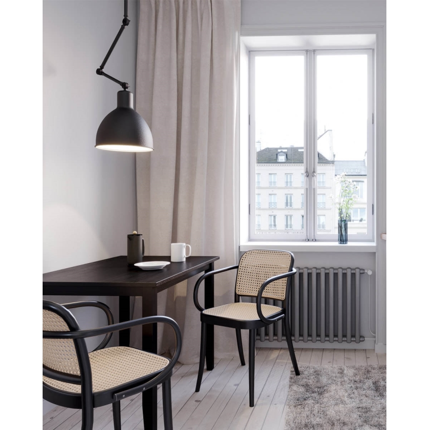 ByRydens - Luster na štapu BAZAR 1xE27/5W/230V crna