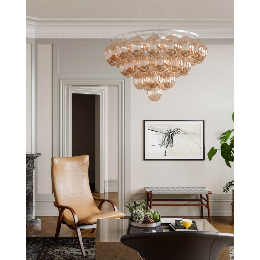 ByRydens - Luster na sajli GROSS GIANT 8xE27/8W/230V
