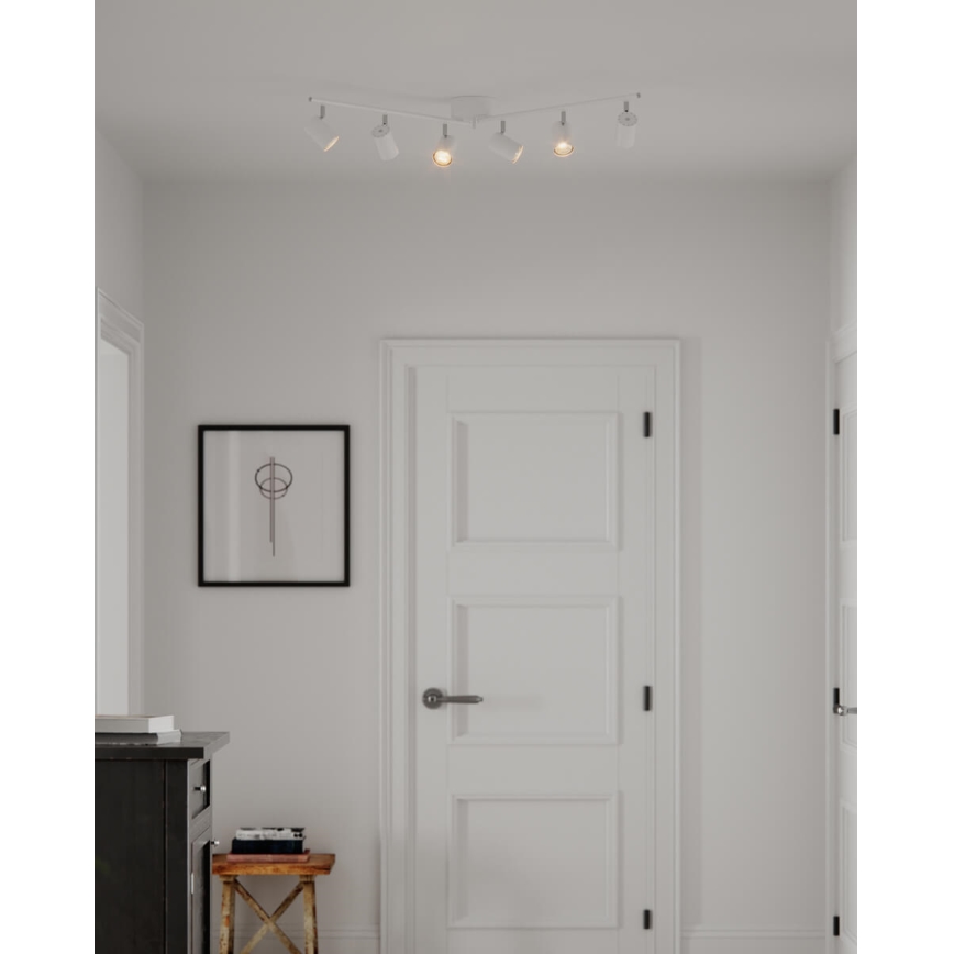 ByRydens - Reflektorska svjetiljka CORRECT 6xGU10/7W/230V bijela