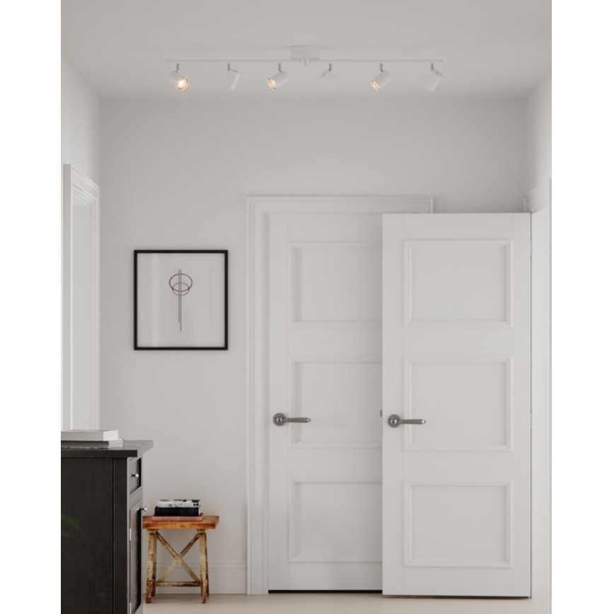 ByRydens - Reflektorska svjetiljka CORRECT 6xGU10/7W/230V bijela
