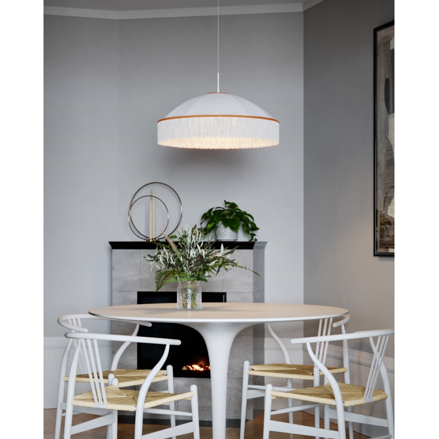 ByRydens - Luster na kabelu FRANCIS 1xE27/5W/230V krem boje