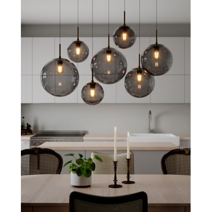 ByRydens - Luster na sajli LAURA 7xE27/8W/230V