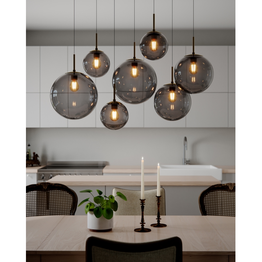 ByRydens - Luster na sajli LAURA 7xE27/8W/230V