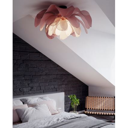 ByRydens - Stropna svjetiljka za površinsku montažu LOU LOU 1xE27/8W/230V ružičasta