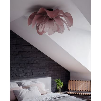ByRydens - Stropna svjetiljka za površinsku montažu LOU LOU 1xE27/8W/230V ružičasta