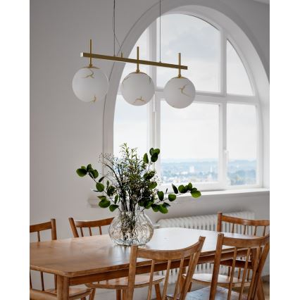 ByRydens - Luster na sajli BELLAGIO 3xE27/8W/230V