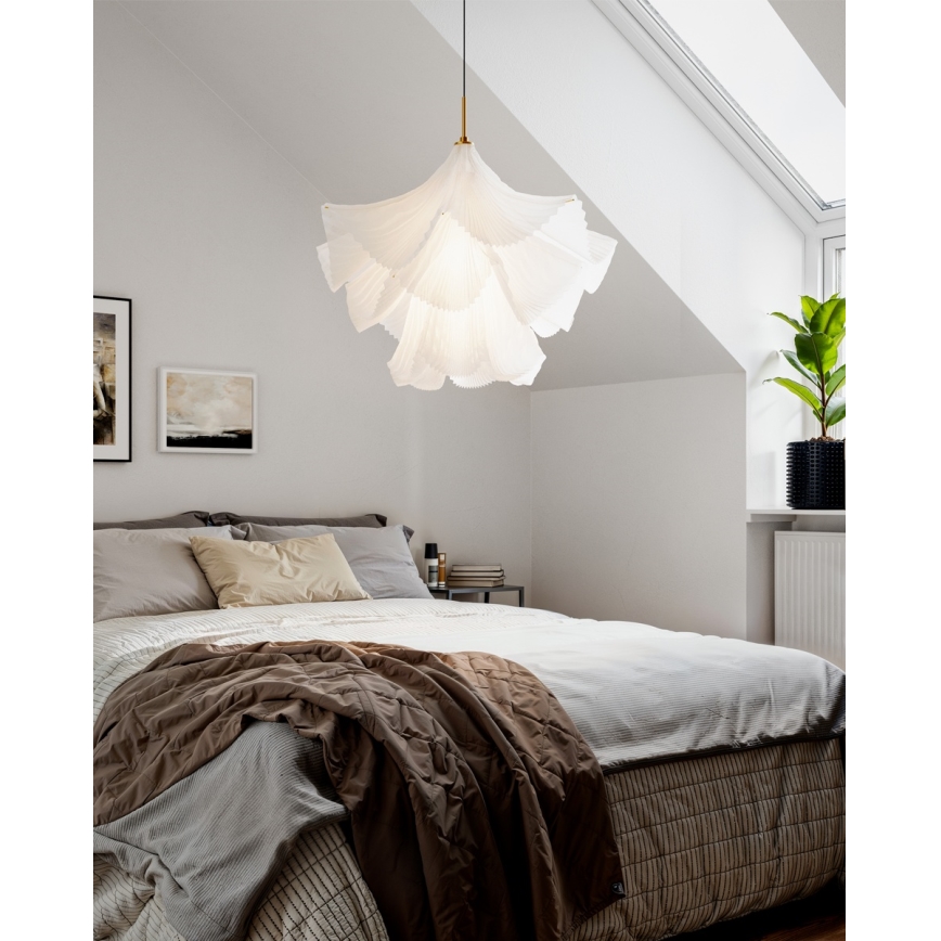 ByRydens - Luster na sajli JULIETTE 1xE27/8W/230V bijela
