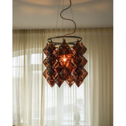 ByRydens - Viseći luster GEMMA na sajli 1xE27/5W/230V