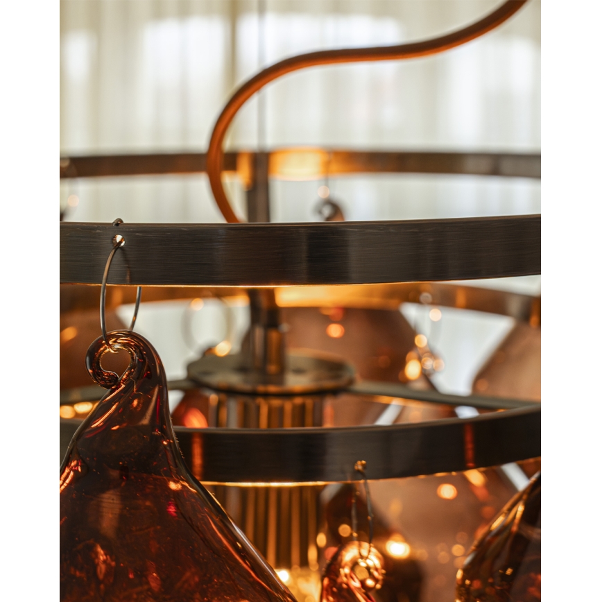 ByRydens - Viseći luster GEMMA na sajli 1xE27/5W/230V