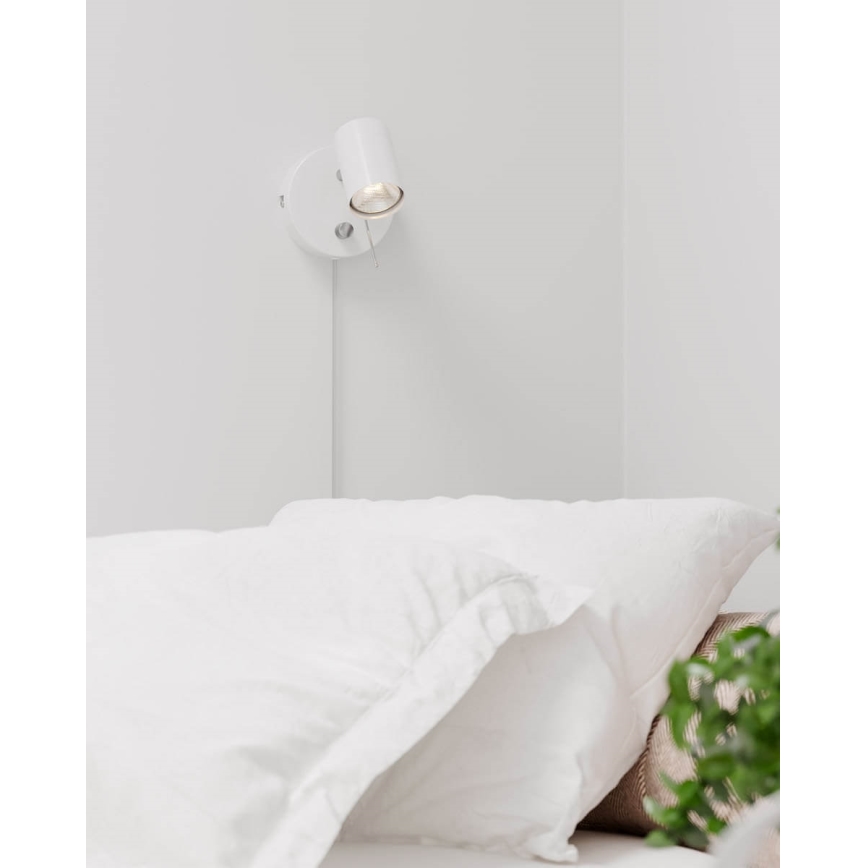 ByRydens - Prigušiva zidna reflektorska svjetiljka CORRECT 1xGU10/7W/230V bijela