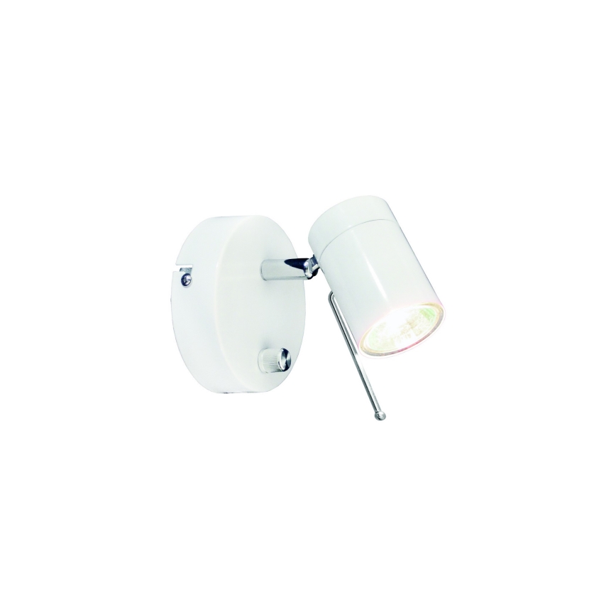 ByRydens - Zidna točkasta svjetiljka s prigušivanjem CORRECT 1xGU10/7W/230V bijela