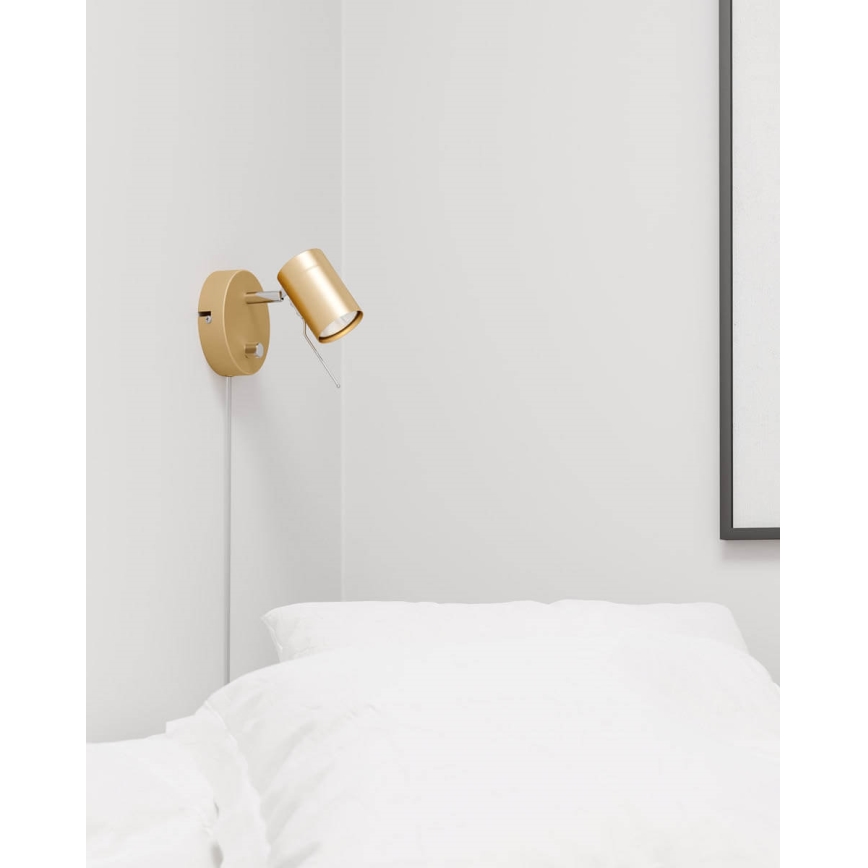 ByRydens - Prigušiva zidna reflektorska svjetiljka CORRECT 1xGU10/7W/230V zlatna