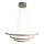 ByRydens - LED Luster na sajli TRIONE LED/45W/230V smeđa pr. 80 cm