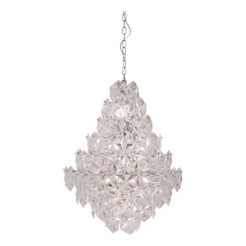 ByRydens - Luster na lancu MONARQUE GRANDE 11xE14/5W/230V prozirna pr. 58 cm