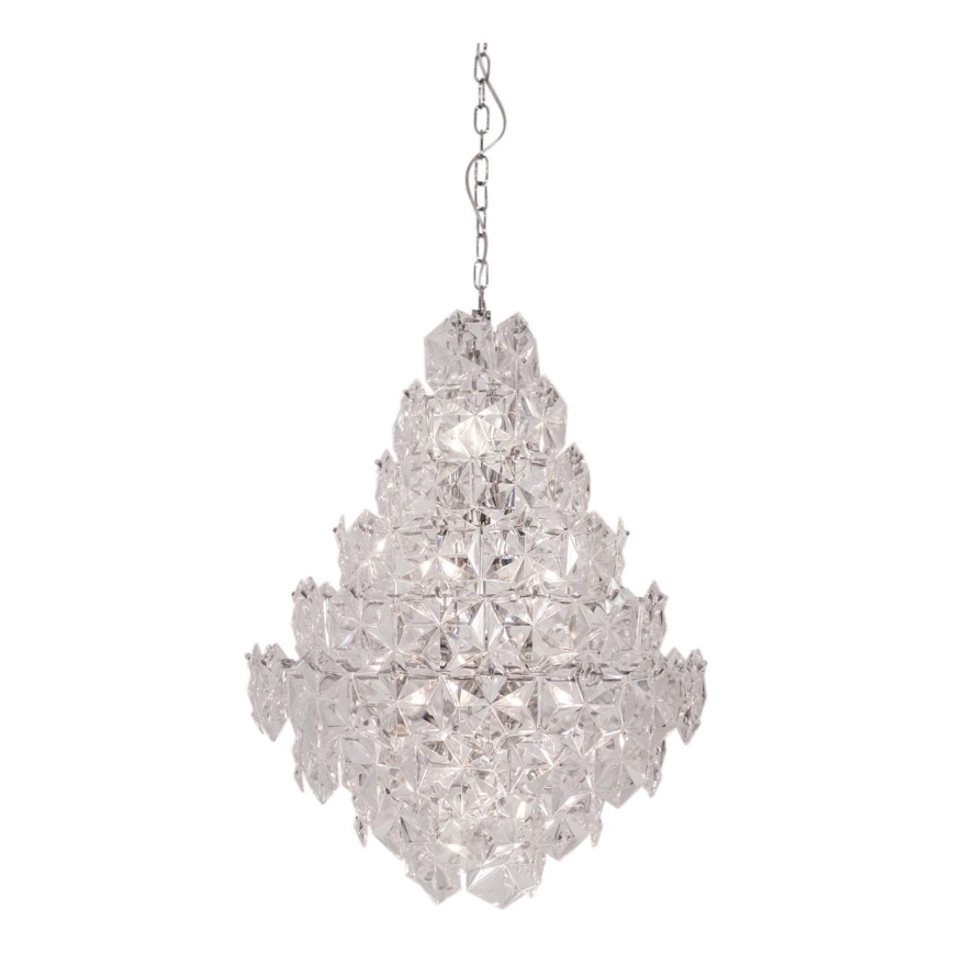 ByRydens - Luster na lancu MONARQUE GRANDE 11xE14/5W/230V prozirna pr. 58 cm