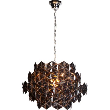 ByRydens - Luster na lancu MONARQUE MINI 3xE14/8W/230V crna