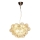 ByRydens - Luster na sajli GROSS 8xG9/4W/230V dimna/smeđa pr. 50 cm